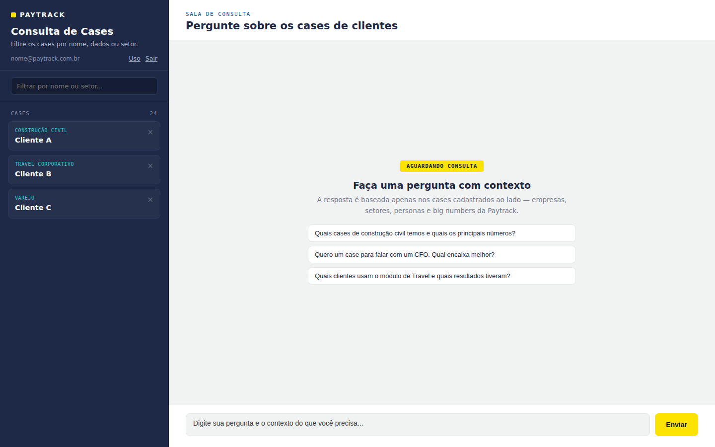 Capa do case Biblioteca de Cases com IA